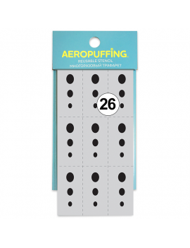 Aeropuffing Stencil №26 (Oval)