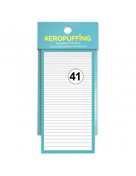 Aeropuffing Stencil №41 (Line)